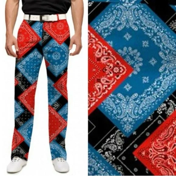 Loudmouth Fairways Bandanas golf pants - Picture 1 of 10